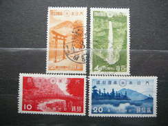 National Park - Nikko, Kantō Region # Japan 1938 Used # Mi.272/5 - Used Stamps