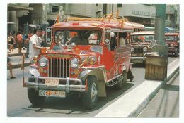 CPM Philippines Manila Jeepney  Vehicule Tourisme - Carte Publicitaire SCANDUTCH MANILA Voyagée  Timbres Pilipinas Koreo - Philippines