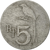 Monnaie, Indonésie, 5 Rupiah, 1970, TB+, Aluminium, KM:22 - Indonésie