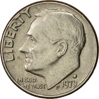 Monnaie, États-Unis, Roosevelt Dime, Dime, 1979, U.S. Mint, Denver, TTB+ - 1946-...: Roosevelt