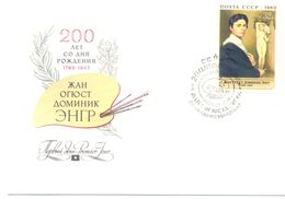 1980. USSR/Russia, Birth Anniv. Of  Jean Ingres, Painter, FDC, 1v, Mint/** - Lettres & Documents