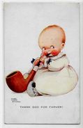 CPA Attwell Mabel Lucie Enfants Type BOURET Ebner Circulé N° 493 Pipe Tabac - Colombo, E.