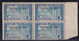 Inini N° 21 En Bloc De 4 ** - Unused Stamps