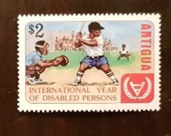 ANTIGUA Baseball, Base Ball,  1 Valeur** MNH International Year Of Disabled Persons - Baseball