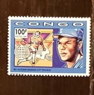 CONGO Foofball US, 1 Valeur Emise En 1991** MNH. Neuf Sans Charniere. BO JACKSON - Sonstige & Ohne Zuordnung