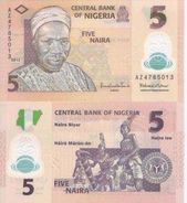 Nigeria  P-38d  5 Naira  2013   UNC - Nigeria