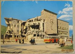 MACEDONIA - SKOPJE NAKON POTRESA 26.07.1963. OLD BUS - Macédoine Du Nord