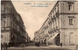 TARANTO - Via D'Aquinio Vista Da Piazza Giordano Bruno - Formato Piccolo - Taranto
