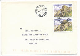 Mi 3621 Cover Abroad / Tatra National Park Flower Doronicum Clusii Leopard's-banes - 11 April 1997 Siedlce 2 - Covers & Documents