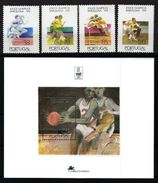 PORTUGAL 1992  - OLYMPICS BARCELONA '92 -YVERT Nº 1914-17+BF 92 - MICHEL 1936-39+BLOCK 91 - SCOTT 1926-29+ SS 1930 - Neufs