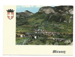 MIEUSSY, VUE GENERALE AERIENNE - Haute Savoie 74 - Ecrite 1976 - Mieussy