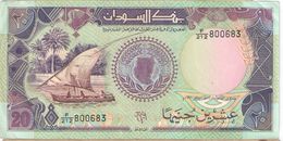 20 Sudanese Pounds/ Bank Of Sudan //  1991                                                     BILL181 - Soedan