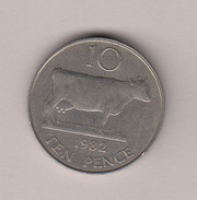 Guernsey Coin 10p 1982 (Large Format) - Guernesey