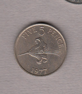 Guernsey Coin 5p 1977 (Large Format) - Guernesey