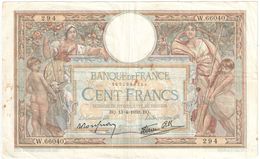 Billet/100 Francs/  Olivier Merson DEL/Banque De France/ 1939        BILL194 - 100 F 1908-1939 ''Luc Olivier Merson''