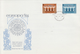 Enveloppe  FDC  1er  Jour    ILE  DE  MAN     EUROPA    1984 - 1984