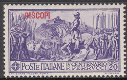 ITALY--PISCOPI     SCOTT NO. 12     MINT HINGED    YEAR  1930 - Egeo (Piscopi)