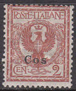 ITALY--COO    SCOTT NO. 1     MINT HINGED     YEAR  1912 - Egée (Coo)
