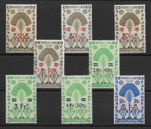 Madagascar N°290 à 297 1945 ** - Unused Stamps