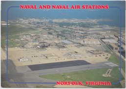 Naval And Naval Air Stations, Norfolk, Virginia, Used Postcard [20705] - Norfolk