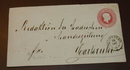 Deutschland   Ganzsache 3 Kreuzer Heidelberg    #cover 4235 - Postal  Stationery