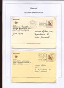 Belgie 6 X Cartes Postales STEENUIL Andre Buzin Birds RR Oblitérations Choisies !! - Postales [1951-..]