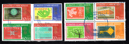 Turkije 2005 Mi Nr Blok 58 + 59 Zegel Op Zegel, Stamps On Stamps, Europa - Gebraucht