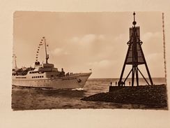 Cuxhaven (Döse, Kugelbake), Schiff "Wappen Von Hamburg", Gelaufen 1958 - Cuxhaven
