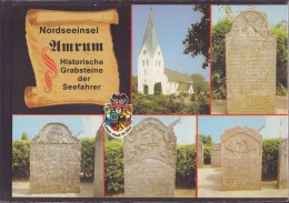 Amrum - Historische Grabsteine Der Seefahrer - Nordfriesland