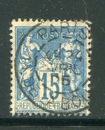 FRANCE- Y&T N°90- Cachet à Date De PARIS Du 24 Avril 1895 - 1876-1898 Sage (Tipo II)