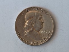 Etats-Unis, United States, USA - Half 1/2 Dollar 1952 S Franklin - Silver, Argent - 1948-1963: Franklin