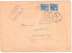 4298 St MIHIEL Meuse 55 Lettre 3° Ech Tarif 9 8 1926 Jeanne D'ARC 50c Bleu Ob 1929 Daguin Flamme STMI302 Yv 257 - Briefe U. Dokumente