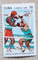 CUBA Jeux Olympiques 84, Boxing, Boxe, JO Barcelone 92, 1 Valeur Dentele ** Mnh - Ete 1992: Barcelone