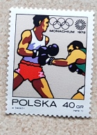 POLOGNE Jeux Olympiques 84, Boxing, Boxe, JO Munich 72, 1 Valeur Dentele - Zomer 1972: München