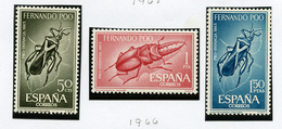 1965 - FERNANDO POO (ESPANA) - Mi. Nr. 238/240 -  LH -  (UP.70.1) - Fernando Poo