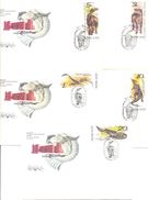 1990. USSR/Russia, Prehistoric Animals, FDC, 5v, Mint/** - Lettres & Documents