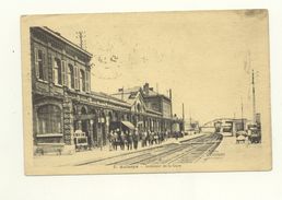 59/ CPA A - Aulnoye - Intérieur De La GAre - Aulnoye