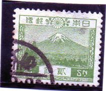 B - 1932 Giappone - Monte Fuji - Oblitérés