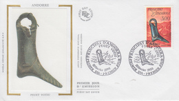 Enveloppe  FDC  1er  Jour  ANDORRE   ANDORRA   Pied   Ex - Voto     1988 - FDC