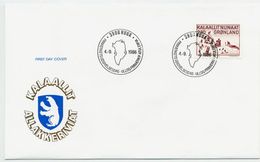 GREENLAND 1986 Art: Aninaaq On FDC. Michel 167 - FDC