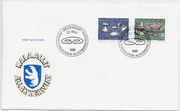 GREENLAND 1986 Cultural Artefacts I On FDC. Michel 165-66 - FDC