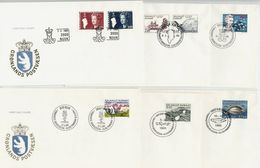 GREENLAND 1985 Complete Issues On FDC. Michel 155-62 - FDC