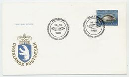 GREENLAND 1985 Fish Definitive: Halibut 10 Kr. On FDC. Michel 162 - FDC