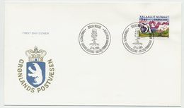 GREENLAND 1985 Youth Year On FDC. Michel 160 - FDC