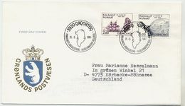 GREENLAND 1985 Millenary Of Settlement  On FDC. Michel 157-58 - FDC