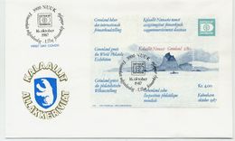 GREENLAND 1987 HAFNIA '87 II Block On FDC  Michel Block 2 - FDC