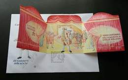 Vatican Theatre 2007 (miniature FDC) *odd Shape *unusual *rare - Brieven En Documenten