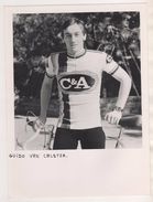 CYCLISME -  GUIDO VAN CALSTER COUREUR BELGE VAINQUEUR AU POINTS DU TOUR D ESPAGNE 1984, PHOTO EQUIPE C & A DE 1978 - Wielrennen