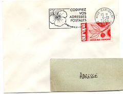 ALPES Mmes - Dépt N° 06 = NICE GARIBALDI 1965 = FLAMME Non Codée =  SECAP Multiple ' PENSEZ + CODIFIEZ' - Código Postal