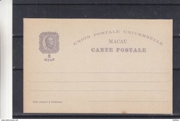 Macao - Carte Postale De 1898 ? - Entier Postaux - Centenaire De L'Inde - Storia Postale